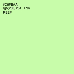 #C8FBAA - Reef Color Image