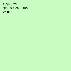 #C8FCC3 - Tea Green Color Image