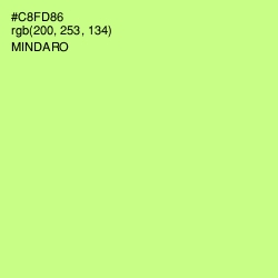 #C8FD86 - Mindaro Color Image