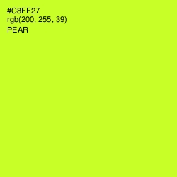 #C8FF27 - Pear Color Image