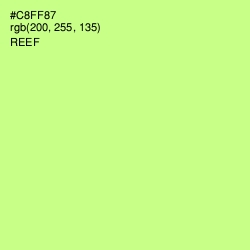 #C8FF87 - Reef Color Image