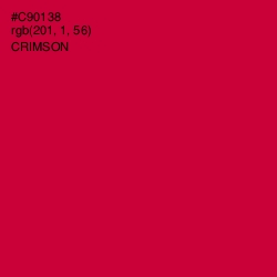 #C90138 - Crimson Color Image