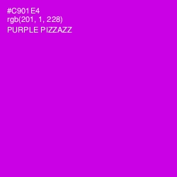 #C901E4 - Purple Pizzazz Color Image