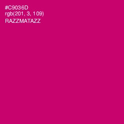 #C9036D - Razzmatazz Color Image
