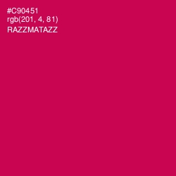 #C90451 - Razzmatazz Color Image