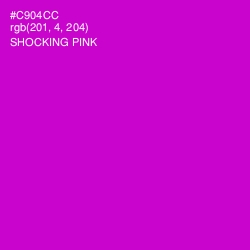 #C904CC - Shocking Pink Color Image