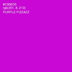 #C908D5 - Purple Pizzazz Color Image