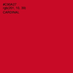 #C90A27 - Cardinal Color Image