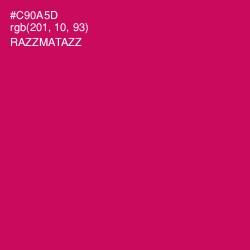 #C90A5D - Razzmatazz Color Image