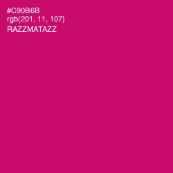 #C90B6B - Razzmatazz Color Image