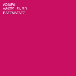 #C90F61 - Razzmatazz Color Image