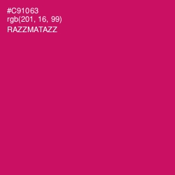 #C91063 - Razzmatazz Color Image