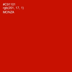 #C91101 - Monza Color Image