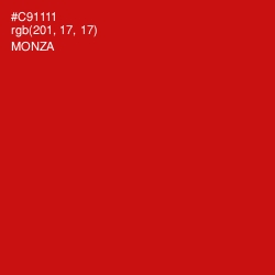 #C91111 - Monza Color Image