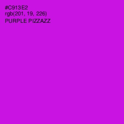 #C913E2 - Purple Pizzazz Color Image