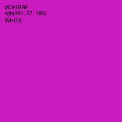 #C91BBE - Red Violet Color Image