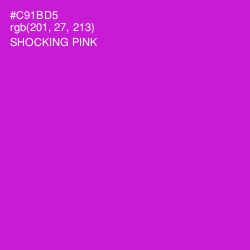 #C91BD5 - Shocking Pink Color Image