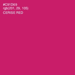 #C91D69 - Cerise Red Color Image