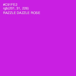 #C91FE2 - Razzle Dazzle Rose Color Image
