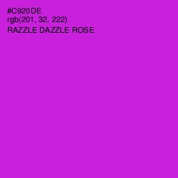 #C920DE - Razzle Dazzle Rose Color Image