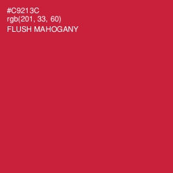 #C9213C - Flush Mahogany Color Image