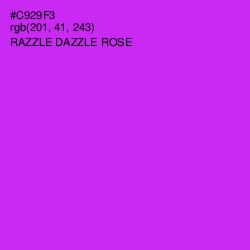 #C929F3 - Razzle Dazzle Rose Color Image