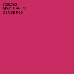 #C92C63 - Cerise Red Color Image