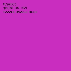 #C92DC0 - Razzle Dazzle Rose Color Image