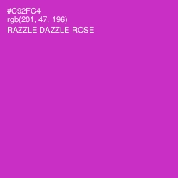 #C92FC4 - Razzle Dazzle Rose Color Image