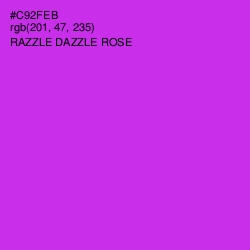 #C92FEB - Razzle Dazzle Rose Color Image