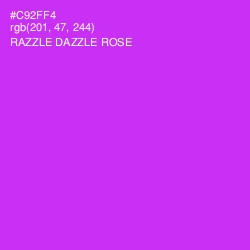 #C92FF4 - Razzle Dazzle Rose Color Image