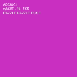 #C930C1 - Razzle Dazzle Rose Color Image