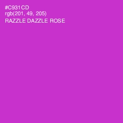 #C931CD - Razzle Dazzle Rose Color Image