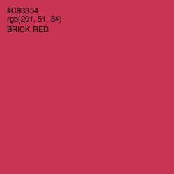 #C93354 - Brick Red Color Image