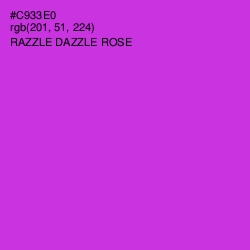 #C933E0 - Razzle Dazzle Rose Color Image