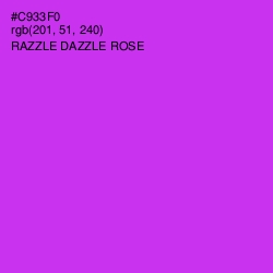 #C933F0 - Razzle Dazzle Rose Color Image