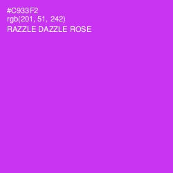 #C933F2 - Razzle Dazzle Rose Color Image