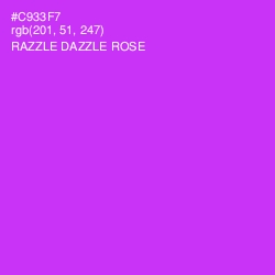 #C933F7 - Razzle Dazzle Rose Color Image