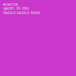 #C937CB - Razzle Dazzle Rose Color Image