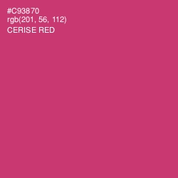 #C93870 - Cerise Red Color Image