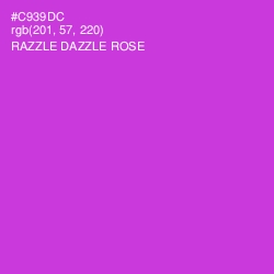 #C939DC - Razzle Dazzle Rose Color Image