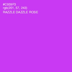 #C939F3 - Razzle Dazzle Rose Color Image