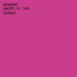 #C93D8C - Cerise Color Image