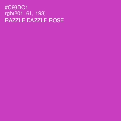#C93DC1 - Razzle Dazzle Rose Color Image