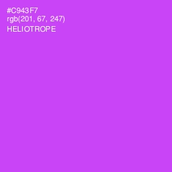 #C943F7 - Heliotrope Color Image