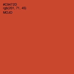 #C9472D - Mojo Color Image