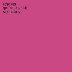 #C94783 - Mulberry Color Image