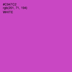 #C947C2 - Fuchsia Pink Color Image