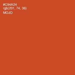 #C94A24 - Mojo Color Image