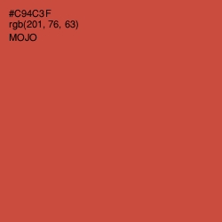 #C94C3F - Mojo Color Image